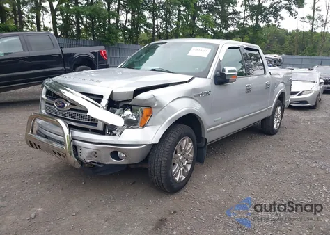 2012 Ford F-150 Platinum z USA, uszkodzony, nr VIN 1FTFW1ET3CFB50171